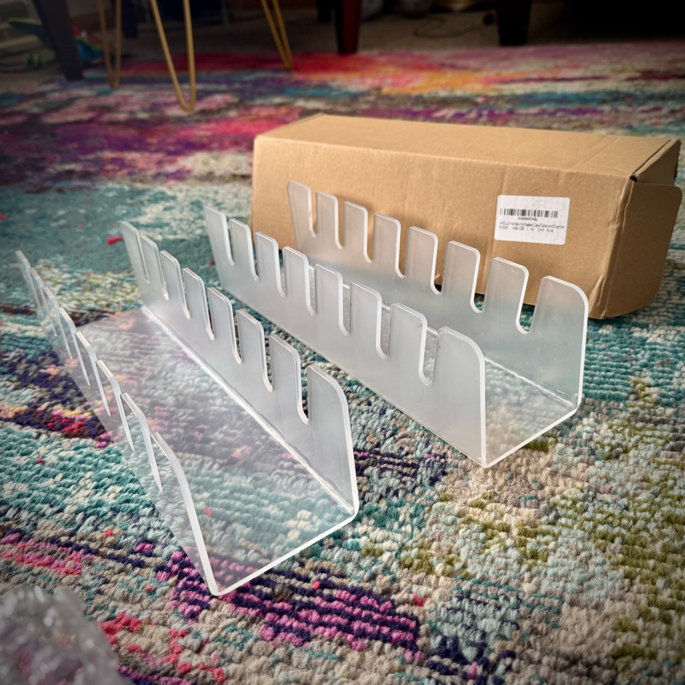 NWOT Pack of 2 Acrylic Hat Organizers